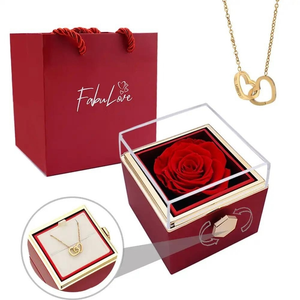 Cofanetto con Rosa Eterna e Collana